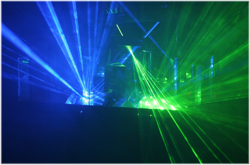 Blue and Green lasers